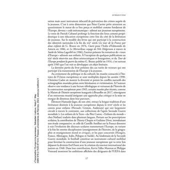 Transmettre l'Europe à la jeunesse