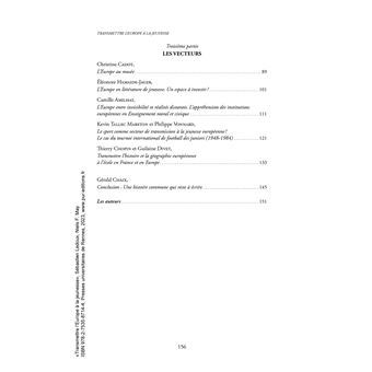 Transmettre l'Europe à la jeunesse