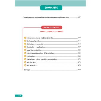 Objectif BAC Ma compil' de spécialités Physique-Chimie et SVT + Grand Oral + option Maths complément