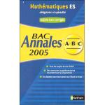 Sujets du bac non corrigés mathématiques Term ES