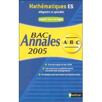Sujets du bac non corrigés mathématiques Term ES