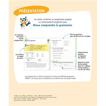 Mieux comprendre la grammaire CE1/CE2 7-9 ans