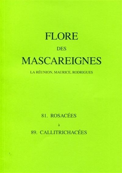 Flore des Mascareignes 81 à 89 La Réunion, Maurice, Rodrigues. 81