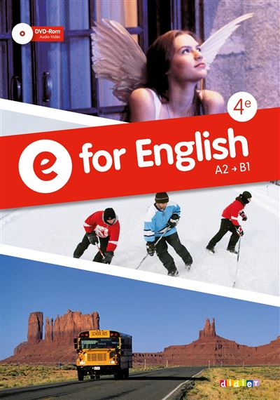 E for English 4e - Anglais Ed.2013 -  Manuel + DVD-rom - Jean-Pierre Gabilan - Livre CD