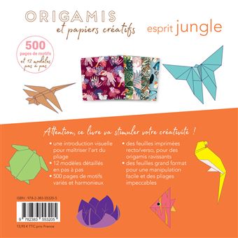 Origamis et papiers créatifs - Esprit jungle