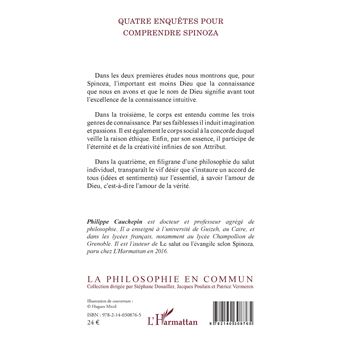 Quatre enquêtes pour comprendre Spinoza