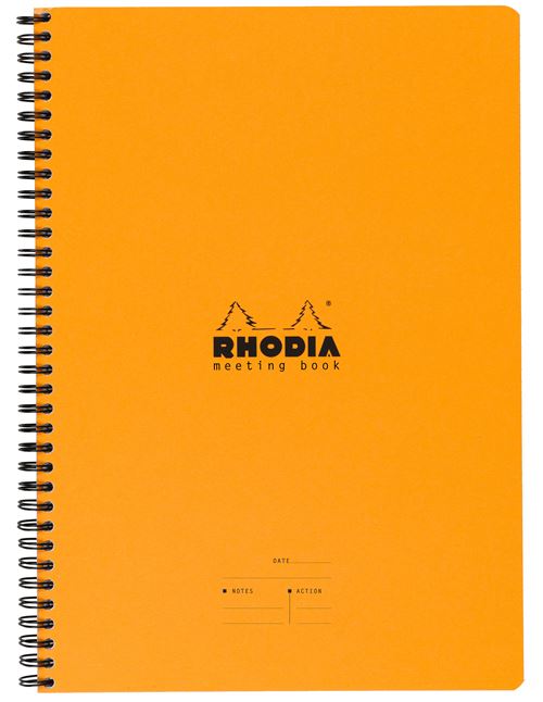RHODIA MEETINGBOOK A4+ Q5 ASS 160P