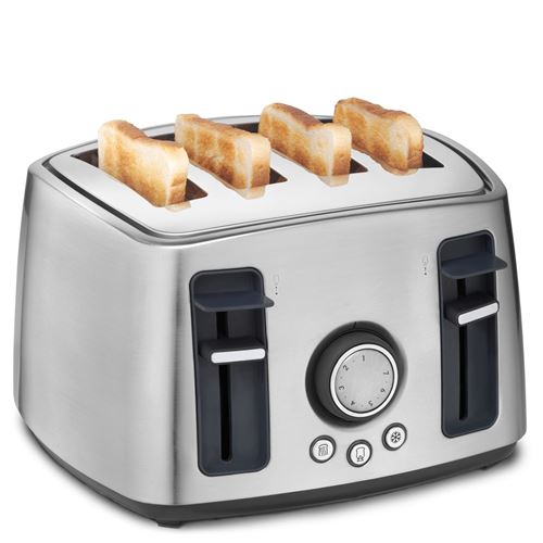 Toaster 4 fentes Manor Family Toast Argent