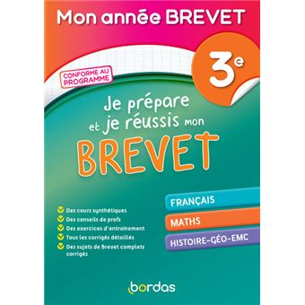 Mon Année Brevet - Je prépare et réussis mon Brevet 3e