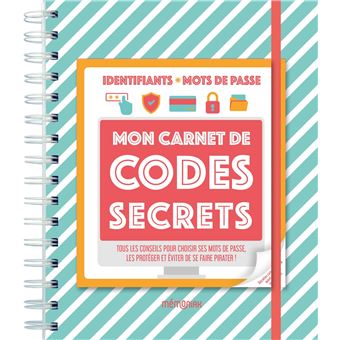 Mon Carnet De Codes Secrets M Moniak Broch Editions