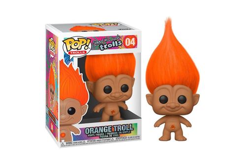 Figurine Funko Pop! Ndeg04 - Trolls - Troll Orange