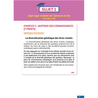 Annales Bac 2021 Spé SVT Term