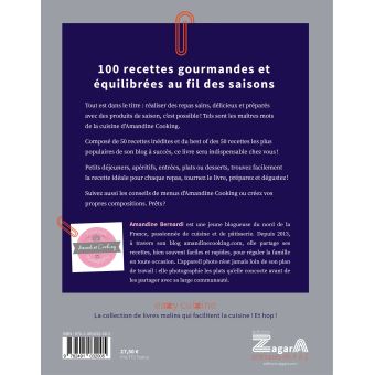 100 recettes gourmandes et équilibrées au fil des saisons