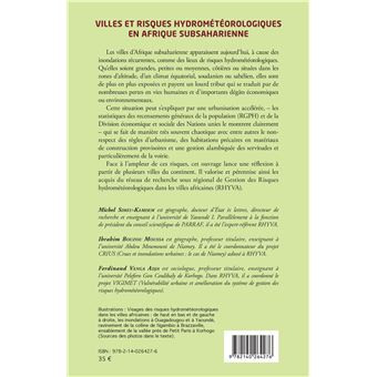 Villes et risques hydrométéorologiques en Afrique subsaharienne