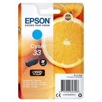 Cartouche d'encre Epson Orange 33 Cyan - 1