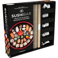 3€68 sur Kit Sushi Frohud Kit de Moule à faire Sushi et Roll de Riz,DIY  Cuisine Coffret Complet Convient à Débutant - Accessoire de cuisine - Achat  & prix