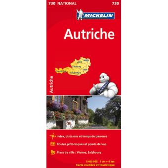 carte michelin autriche Carte Autriche Michelin Échelle 1:140 000   broché   Collectif 