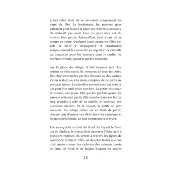 La feuille qui ne voulait pas tomber de l'arbre