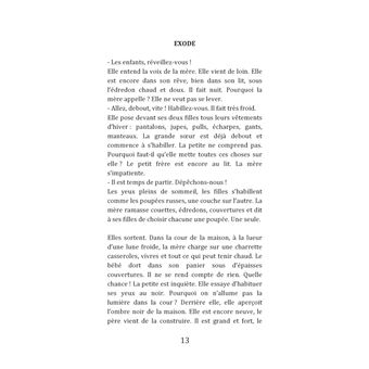 La feuille qui ne voulait pas tomber de l'arbre