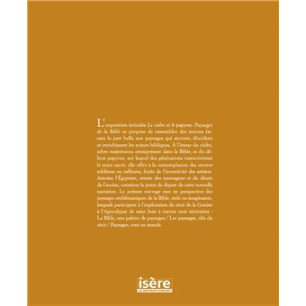Le cèdre et le papyrus
