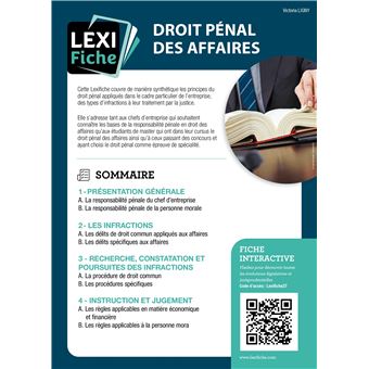 Droit pénal des affaires
