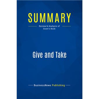 Summary: Give and Take