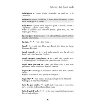 Dictionnaire alimentaire de la gastrite