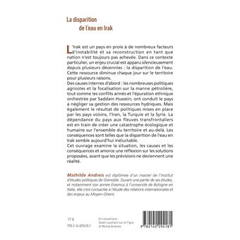 La disparition de l'eau en Irak
