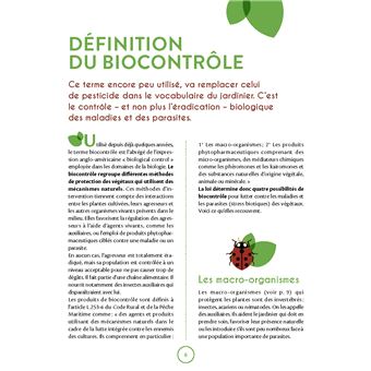 Le guide pratique du biocontrôle au jardin. Soigner maladies et parasites sans pesticides