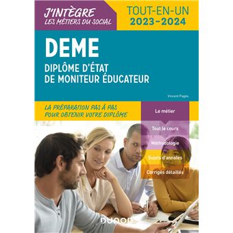 DEME - Diplôme d'État de Moniteur Éducateur - 2023-2024