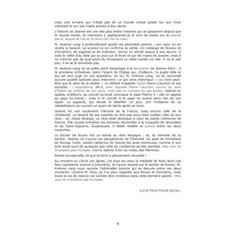 La Pucelle de France : Histoire de la vie et de la mort de Jeanne d'Arc