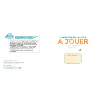Mon grand imagier à jouer - Pour s'amuser, grandir, rêver