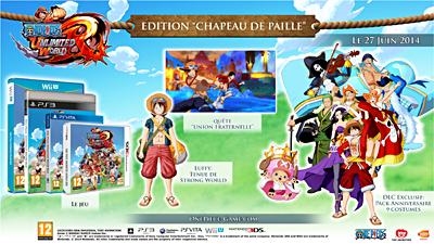 One Piece Unlimited World Red Edition Chapeau de Paille 3DS