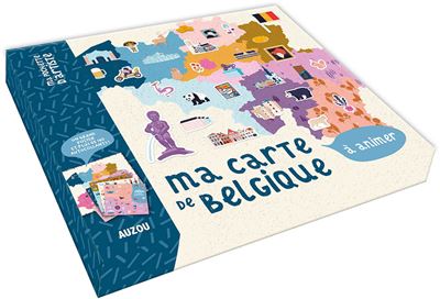 Ma carte de belgique a animer À animer - Antoana Oreski - Achat Livre