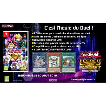 Yu Gi Oh Legacy Of The Duelist – Version Française (VF) – Nintendo Switch – Complet