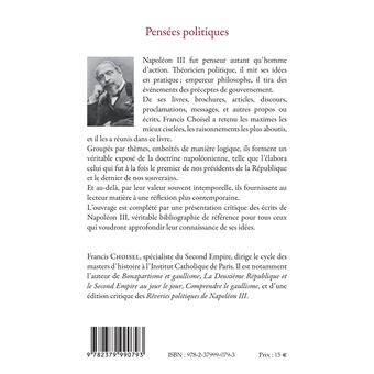 Pensées politiques