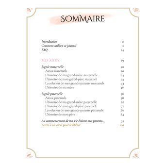 Journal de ma lignée familiale