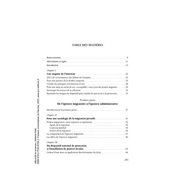 Minorité en errance