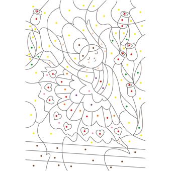 Mon cahier de coloriages magiques... très magiques ! DANSEUSES
