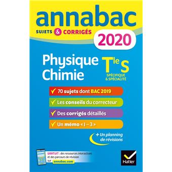 Annales Annabac 2020 Physique-chimie Tle S