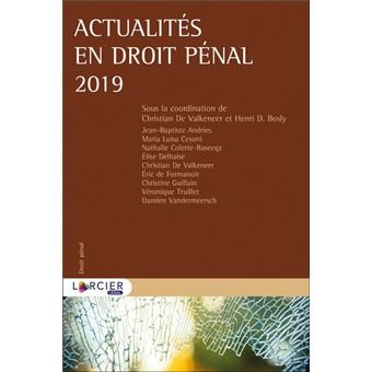 Actualités en droit pénal