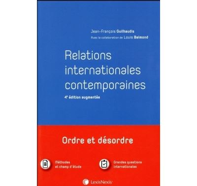 Relations internationales contemporaines - Jean-François Guilhaudis - broché