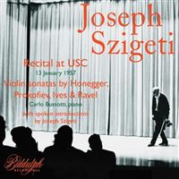 Recital At USC, 1957
