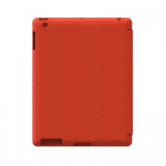 ORA ITO - Étui à rabat pour tablette - polycarbonate, Kvadrat Field 662 - rouge - Organic - pour Apple iPad Air