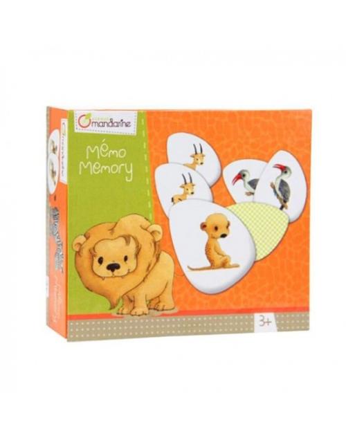 Mémo Animaux de la savane Avenue Mandarine