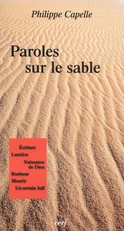 Paroles sur le sable - Philippe Capelle - broché
