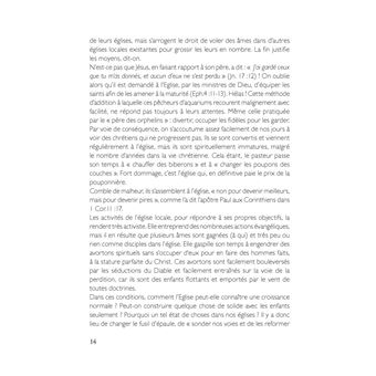 La croissance de l'Église par le discipulat