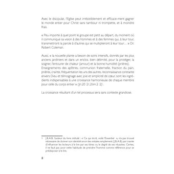 La croissance de l'Église par le discipulat