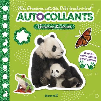 Mes premières activités - Autocollants - Animaux du monde