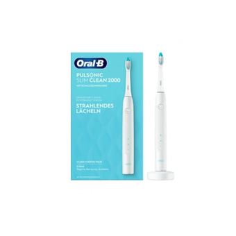 ORAL-B BROSSE A DENTS ELECTRI PULSONIC SLIM CLEAN 2000 WHITE